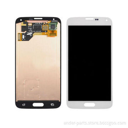 LCD Display for Samsung Galaxy S5, New and Genuine Quality, White/Black/Blue/Gray